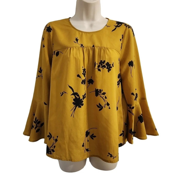 JOIE Awilda Swing Top Yellow Size XS - Picture 1 of 9